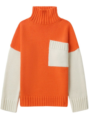 

Colour-block knitted jumper, JW Anderson Colour-block knitted jumper