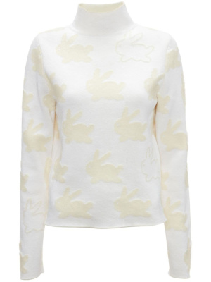 

Bunny-motif high-neck jumper, JW Anderson Bunny-motif high-neck jumper