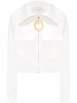 

Zip-up cropped jacket, JW Anderson Zip-up cropped jacket