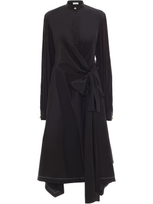 

Wrap-style shirt dress, JW Anderson Wrap-style shirt dress