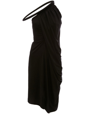 

One-shoulder gathered dress, JW Anderson One-shoulder gathered dress