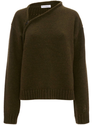 

Purl-knit half-zip jumper, JW Anderson Purl-knit half-zip jumper