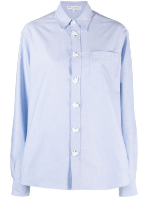 

Rabbit-buttons cotton shirt, JW Anderson Rabbit-buttons cotton shirt