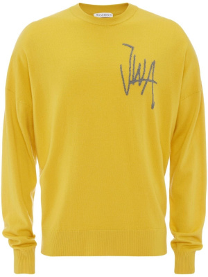

Logo-embroidered jumper, JW Anderson Logo-embroidered jumper
