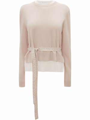 

Layered crew neck jumper, JW Anderson Layered crew neck jumper