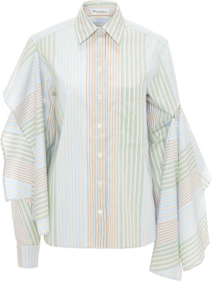 

Draped-sleeve cotton shirt, JW Anderson Draped-sleeve cotton shirt