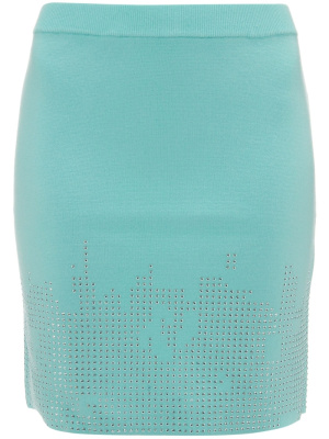 

Stud-detail knitted skirt, JW Anderson Stud-detail knitted skirt
