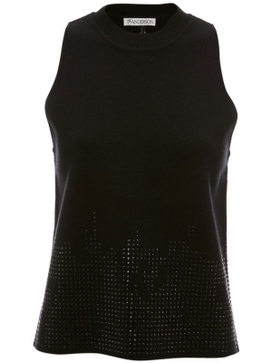 

Studded knitted tank top, JW Anderson Studded knitted tank top