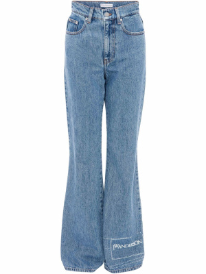 

High-waisted bootcut jeans, JW Anderson High-waisted bootcut jeans