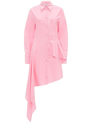

Asymmetric peplum shirt dress, JW Anderson Asymmetric peplum shirt dress