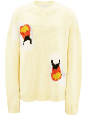 

Swan-motif jumper, JW Anderson Swan-motif jumper