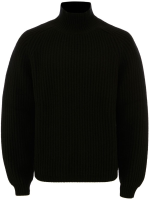 

Logo-patch chunky-knit jumper, JW Anderson Logo-patch chunky-knit jumper