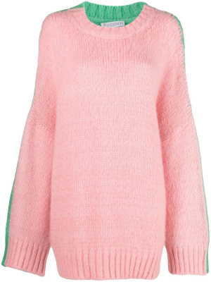 

Colour-block crew-neck jumper, JW Anderson Colour-block crew-neck jumper