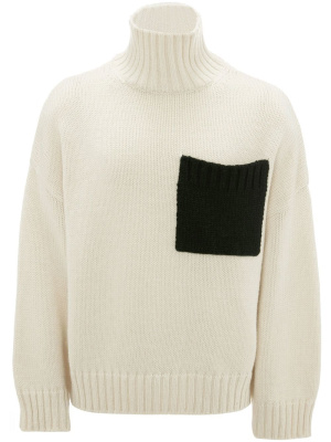 

Patch-pocket roll-neck jumper, JW Anderson Patch-pocket roll-neck jumper