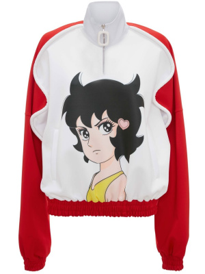

Run Hany print track-top, JW Anderson Run Hany print track-top