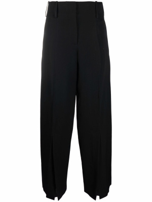 

Split-hem wide-leg trousers, JW Anderson Split-hem wide-leg trousers