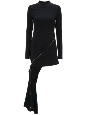 

Zip-detail long sleeve dress, JW Anderson Zip-detail long sleeve dress
