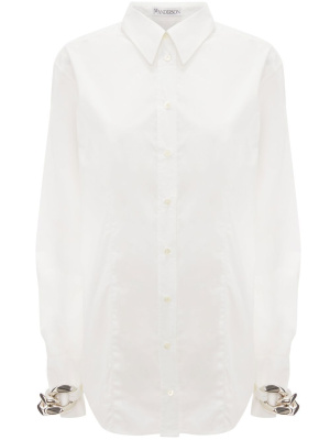

Chain-link poplin shirt, JW Anderson Chain-link poplin shirt