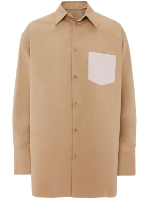

Contrast patch-pocket shirt, JW Anderson Contrast patch-pocket shirt