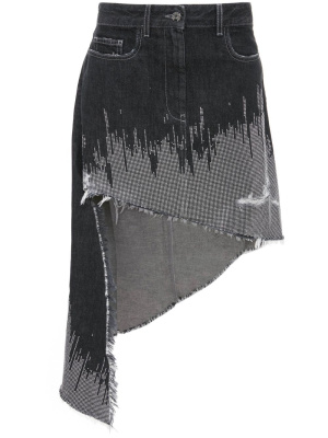 

Studded asymmetric denim skirt, JW Anderson Studded asymmetric denim skirt