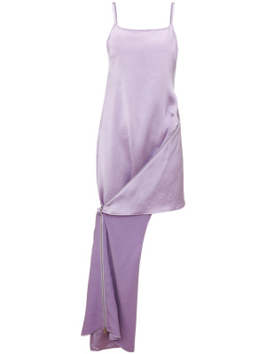 

Crease-effect ankle-length dress, JW Anderson Crease-effect ankle-length dress