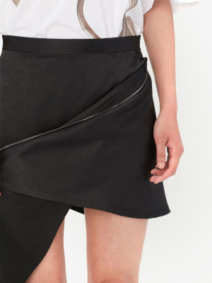 

Zip-detail mini skirt, JW Anderson Zip-detail mini skirt