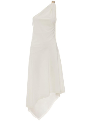 

One-shoulder asymmetric midi dress, JW Anderson One-shoulder asymmetric midi dress