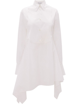 

Asymmetric bib shirt dress, JW Anderson Asymmetric bib shirt dress