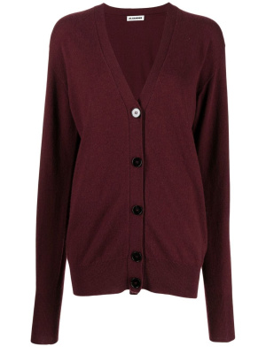 

V-neck cashmere cardigan, Jil Sander V-neck cashmere cardigan