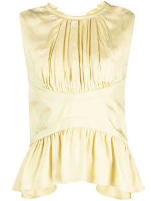 

Ruffled sleeveless blouse, Jil Sander Ruffled sleeveless blouse