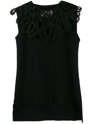 

Embroidered sleeveless top, Jil Sander Embroidered sleeveless top