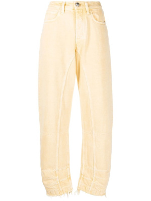 

Frayed-detail straight trousers, Jil Sander Frayed-detail straight trousers