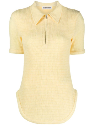 

Half-zip gaufre polo shirt, Jil Sander Half-zip gaufre polo shirt