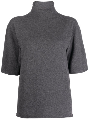 

Short-sleeved roll-neck knitted top, Jil Sander Short-sleeved roll-neck knitted top