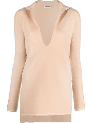 

V-neck wool jumper, Jil Sander V-neck wool jumper
