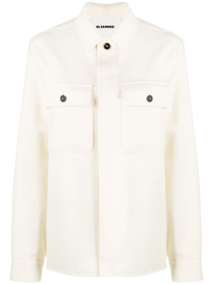 

Concealed front fastening shirt, Jil Sander Concealed front fastening shirt