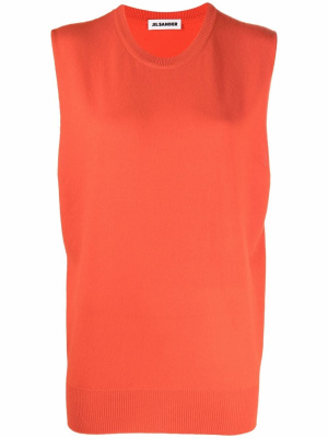 

Sleeveless knitted top, Jil Sander Sleeveless knitted top