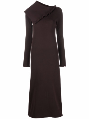 

Asymmetric collar maxi dress, Jil Sander Asymmetric collar maxi dress