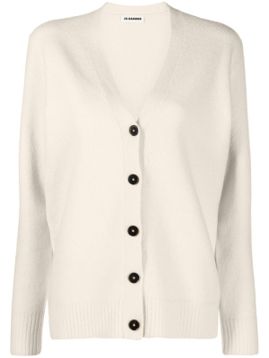 

V-neck wool cardigan, Jil Sander V-neck wool cardigan