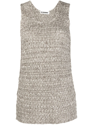 

Chunky knit tank top, Jil Sander Chunky knit tank top