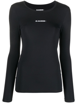 

Logo-print long-sleeve T-shirt, Jil Sander Logo-print long-sleeve T-shirt