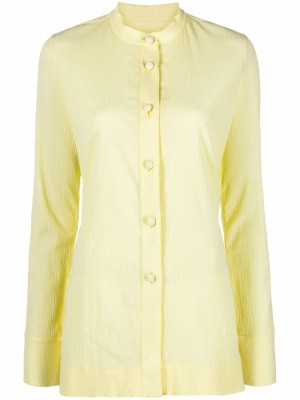 

Button-front crepe shirt, Jil Sander Button-front crepe shirt