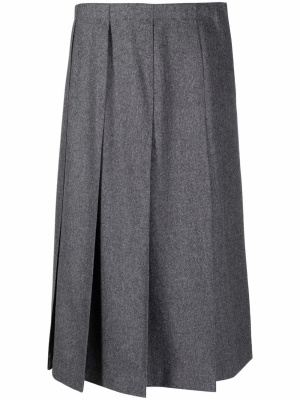 

High-wasited pleated midi skirt, Jil Sander High-wasited pleated midi skirt