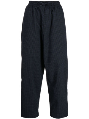 

Alva plaid-check print trousers, YMC Alva plaid-check print trousers