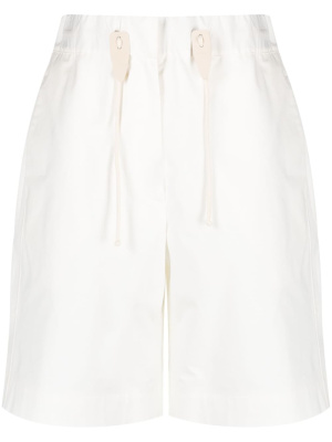 

Drawstring-waist cotton shorts, Jil Sander Drawstring-waist cotton shorts
