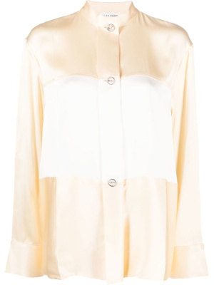 

Colour-block silk shirt, Jil Sander Colour-block silk shirt