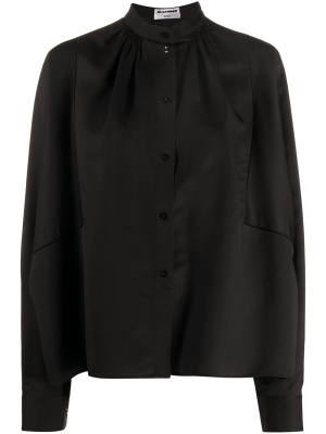 

Sunday mandarin-collar loose shirt, Jil Sander Sunday mandarin-collar loose shirt