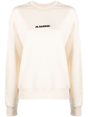 

Logo-print cotton sweatshirt, Jil Sander Logo-print cotton sweatshirt