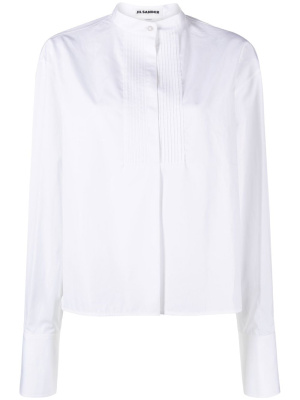 

Band-collar cotton shirt, Jil Sander Band-collar cotton shirt