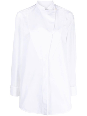 

Wrap-design cotton shirt, Jil Sander Wrap-design cotton shirt